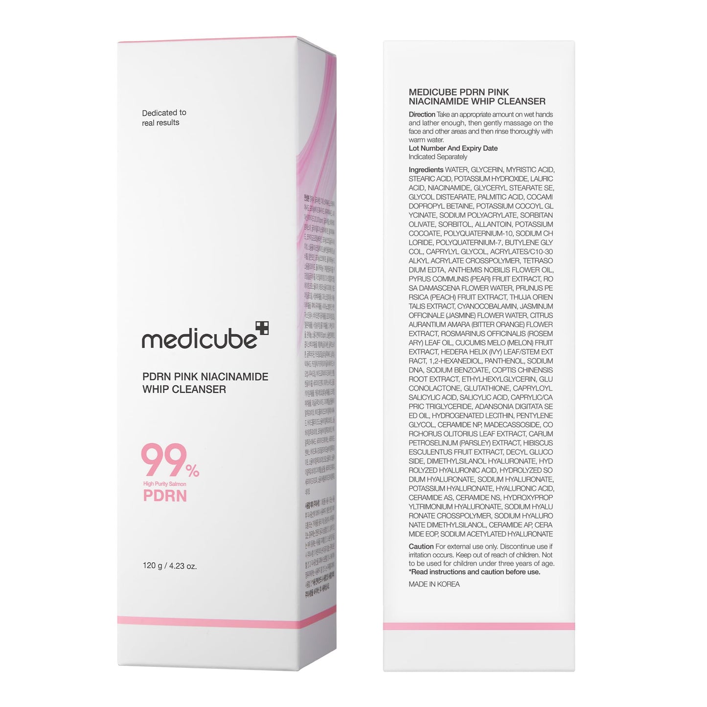 Medicube PDRN Marshmallow Whip Cleanser – Korean Hydrating Foam Face Wash with Niacinamide & Hyaluronic Acid for Pore Care, Uneven Skin Tone & Radiant Glow (143g)