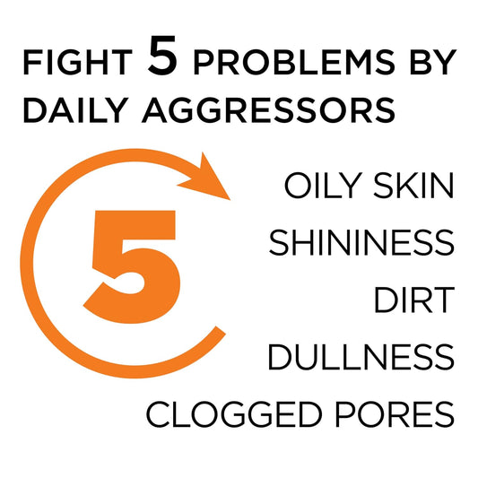 L'Oreal Paris Men Expert Hydra Energetic Face Wash with Charcoal – Daily Facial Cleanser for Men, Removes Dirt & Oil, Fights Dullness & Clogged Pores (2 Pack)