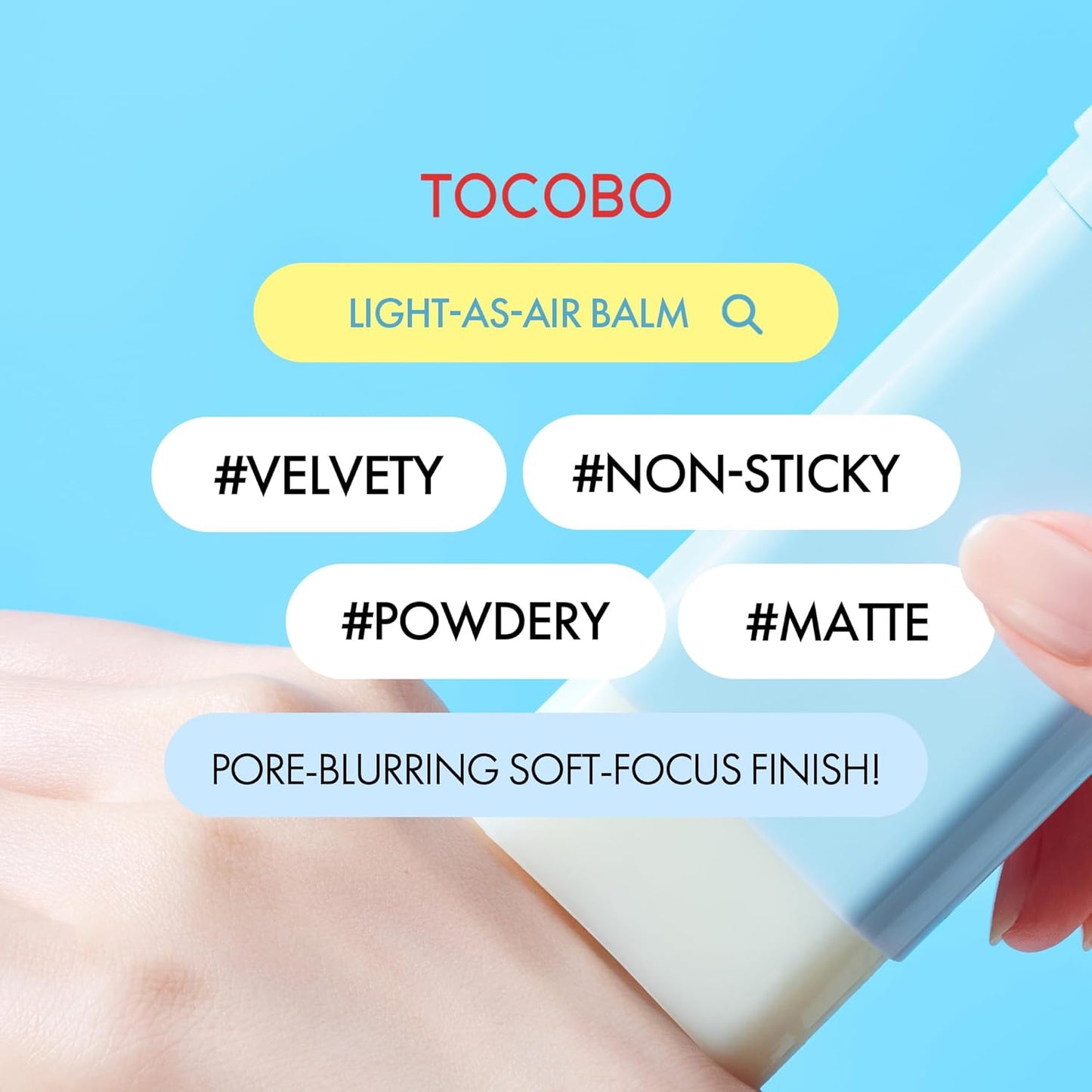 Cotton Airy Sun Stick SPF 50 – Korean Matte Face Sunscreen Stick, Travel Size, Vegan & Non-Sticky Broad Spectrum Sunblock (0.67 oz)