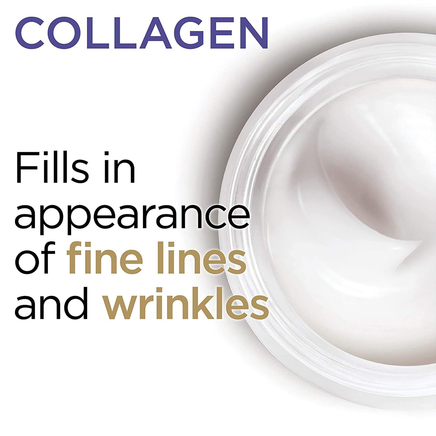 L’Oreal Paris Collagen Daily Face Moisturizer – Anti-Aging Cream for Wrinkle Reduction & Intense Hydration, 1.7 oz