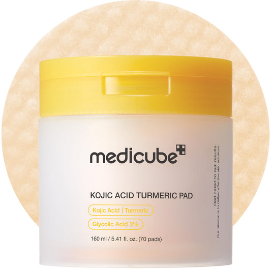Medicube Salmon DNA PDRN Pink Collagen Jelly Pad – Korean Gel Toner Pads with Niacinamide, Retinol & Madecassoside for Radiance, Soothing & Uneven Skin Tone (70 Pads)