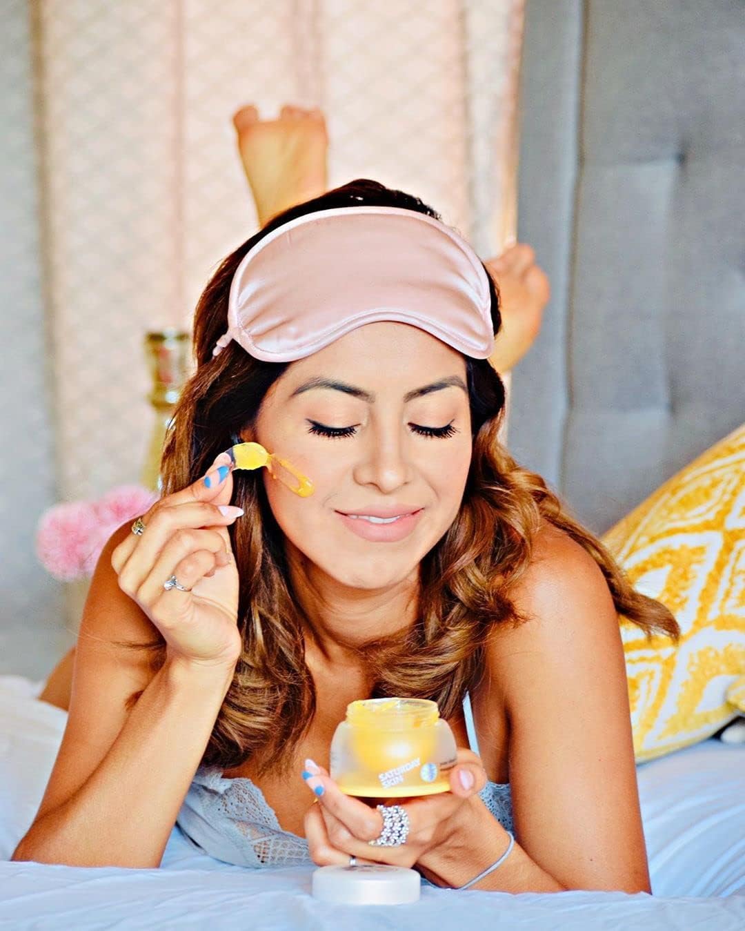 Saturday Skin Yuzu C Sleep Mask – Korean Overnight Vitamin C & Retinol Face Moisturizer for Brightening, Anti-Aging & Hydration (50ml / 1.69 fl. oz.)