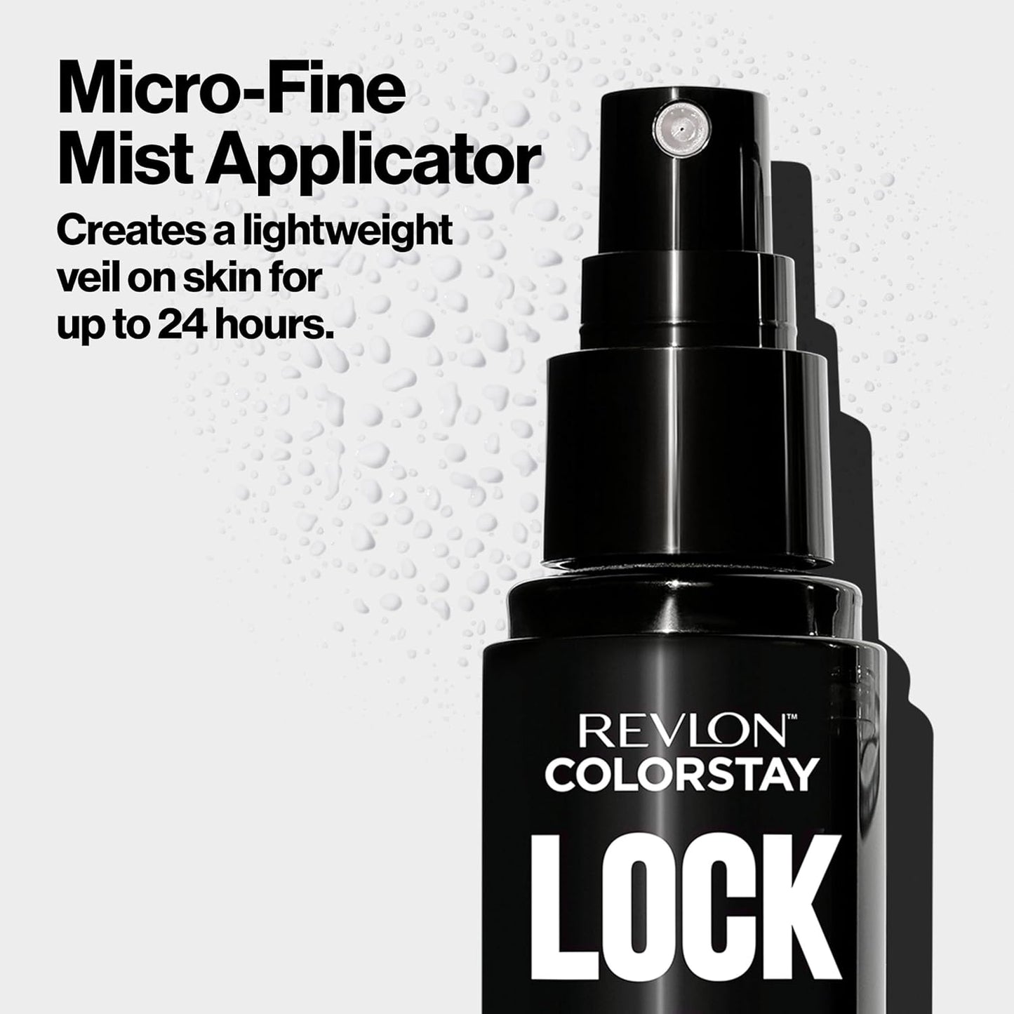 Revlon ColorStay 24 Hr Lock Setting Mist – Mattifying & Oil-Absorbing Makeup Setting Spray with Superfood Detox Blend – Transfer-Proof, Mask Friendly – 1.9 fl oz