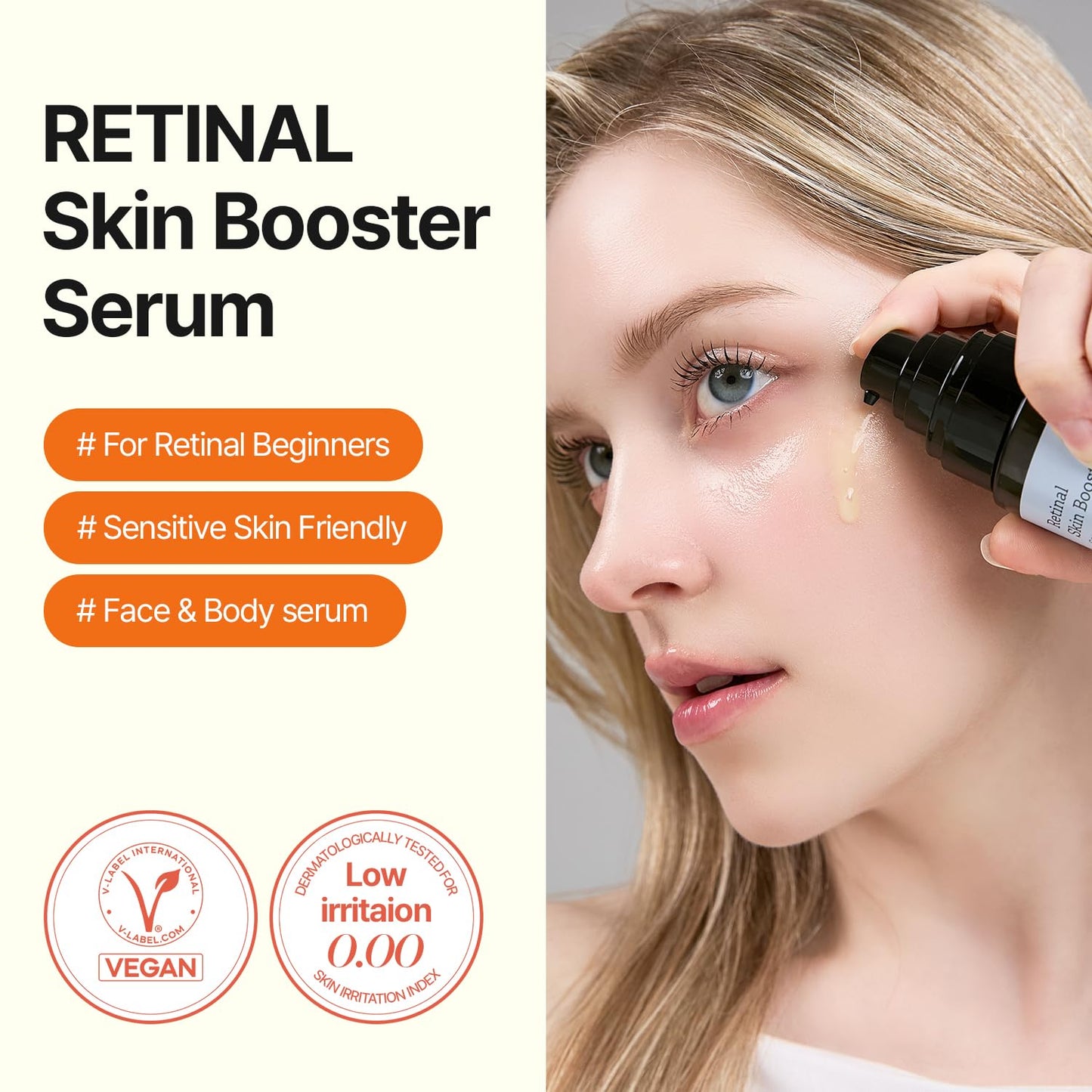 MEDITHERAPY Retinal Skin Booster Serum – Beginner-Friendly Retinol for Face & Body | Pore Minimizer, Wrinkle Treatment & Glass Skin Care (150ml / 5.07 fl.oz)