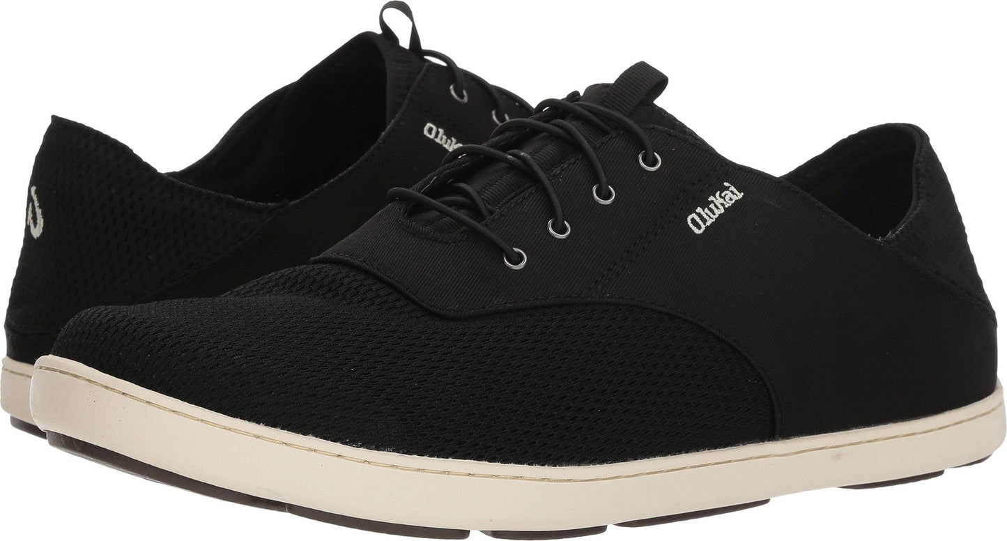 OLUKAI Nohea Moku Men's No Tie Boat Shoes, Breathable & Quick Dry Mesh, Effortless Design & Barefoot Wearability, All-Day Comfort & Support