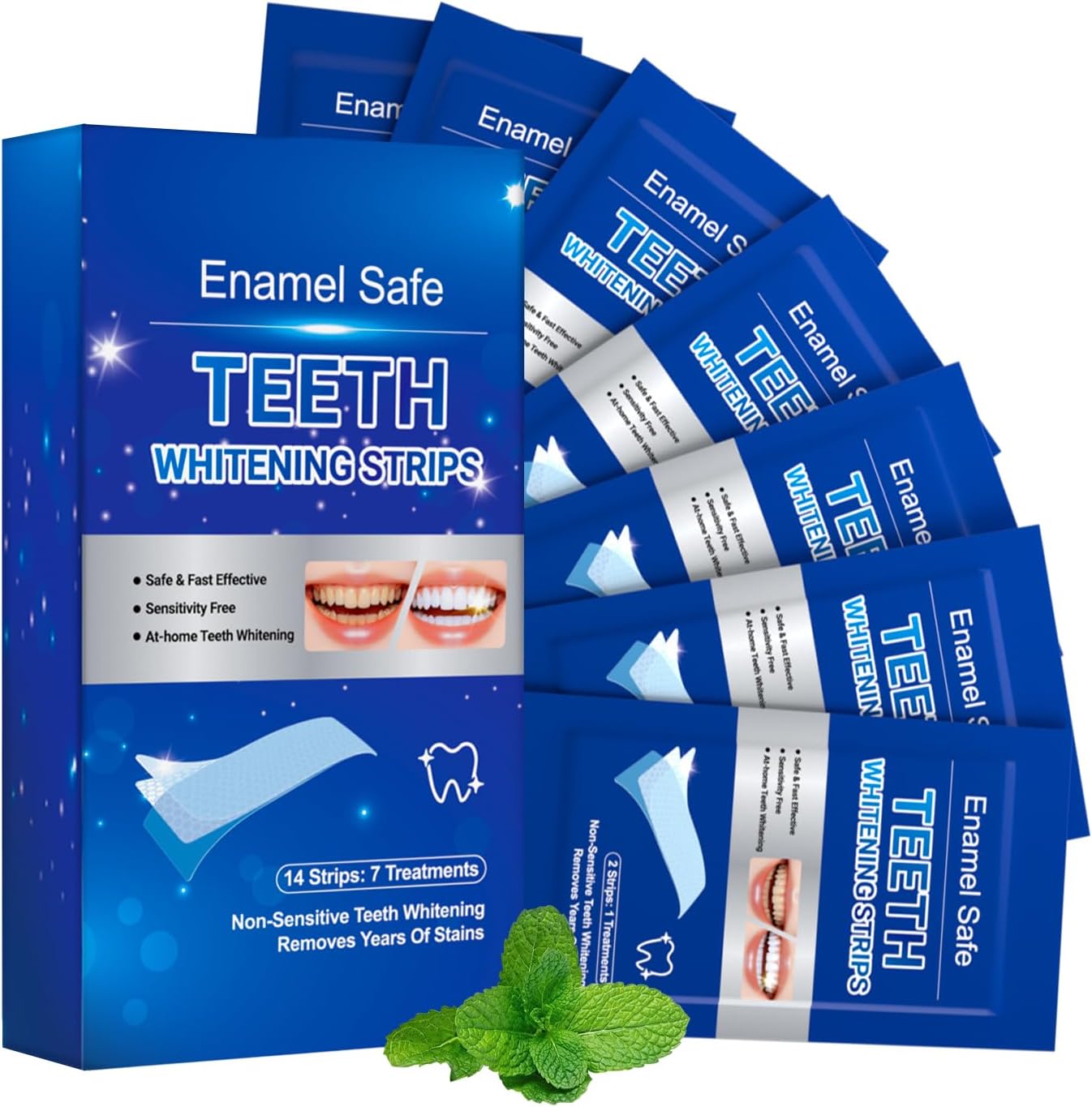 Shodu Professional Teeth Whitening Strips – Enamel-Safe, Sensitive-Friendly, Deep Stain Removal (7 Treatments, 14 Strips)