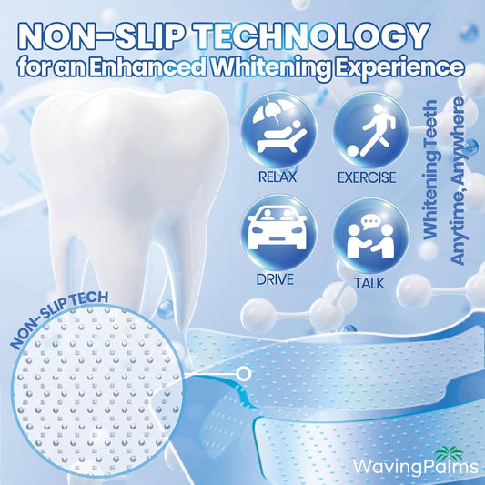 Professional Whitening Strips for Sensitive Teeth – 42 Count, Peroxide-Free, Mint Flavor, Enamel-Safe, Stain Removal