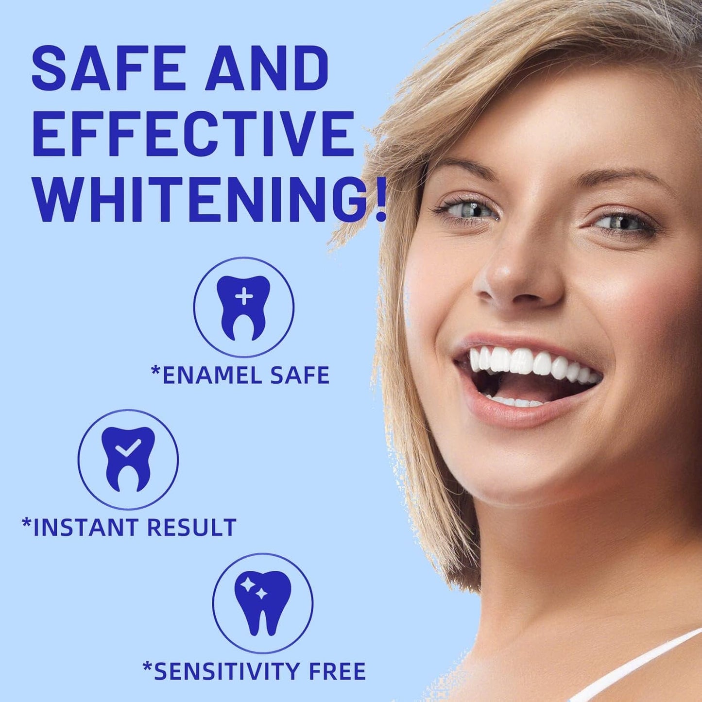 PERSMAX Teeth Whitening Strips Kit – Enamel-Safe, Dentist Recommended, 14-Day Whitening System with 28 Non-Slip Strips for Sensitive Teeth