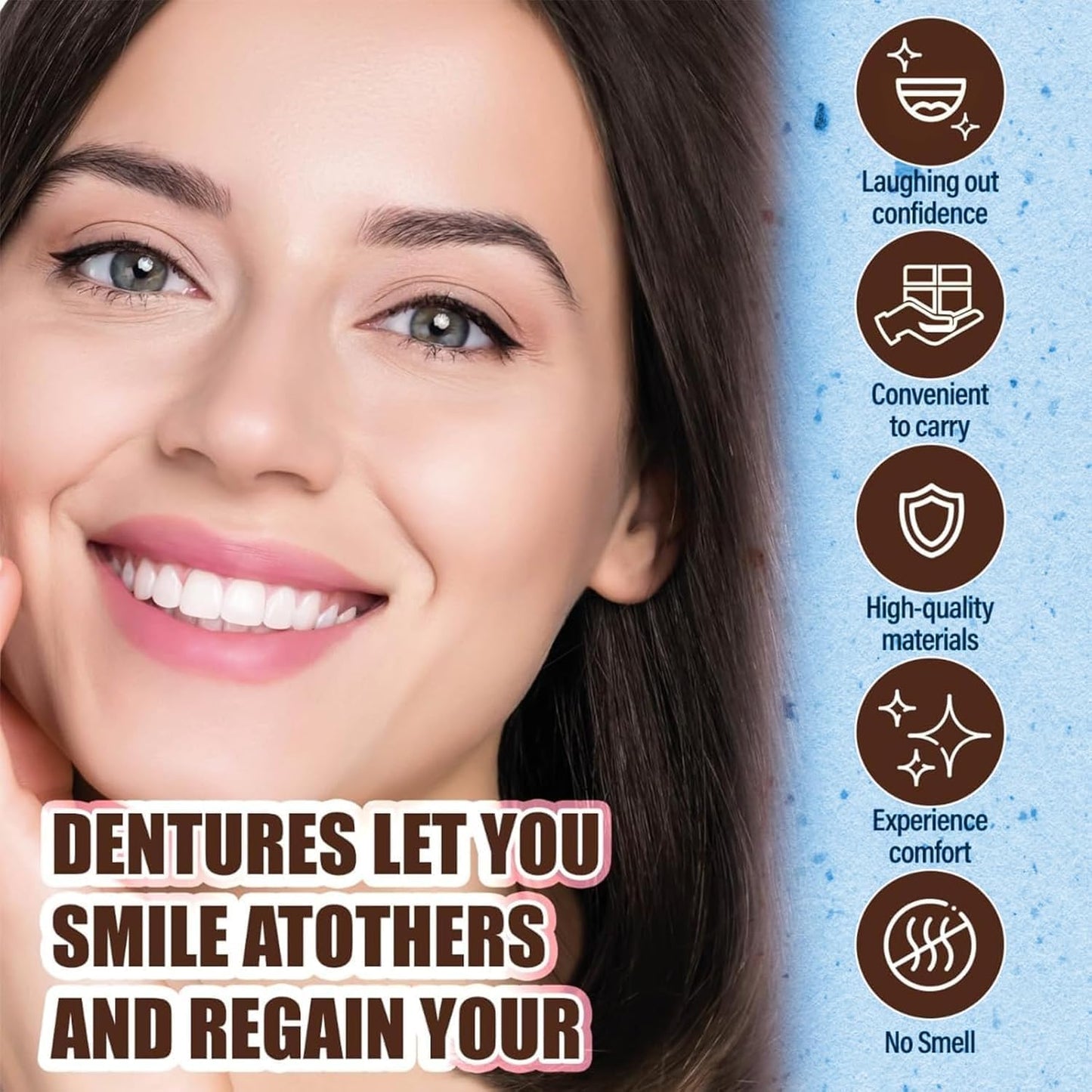 Veneers Teeth for Women & Men – Natural Tooth Replacement Kit, Comfortable & Reusable
