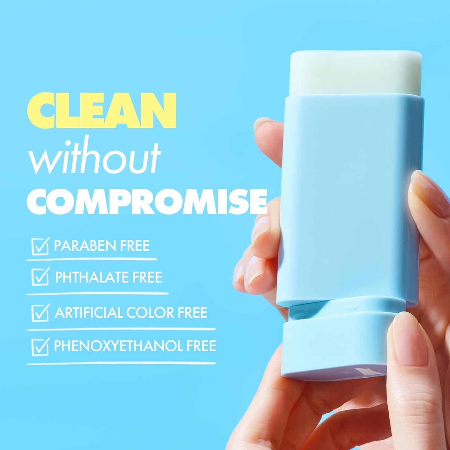 Cotton Airy Sun Stick SPF 50 – Korean Matte Face Sunscreen Stick, Travel Size, Vegan & Non-Sticky Broad Spectrum Sunblock (0.67 oz)