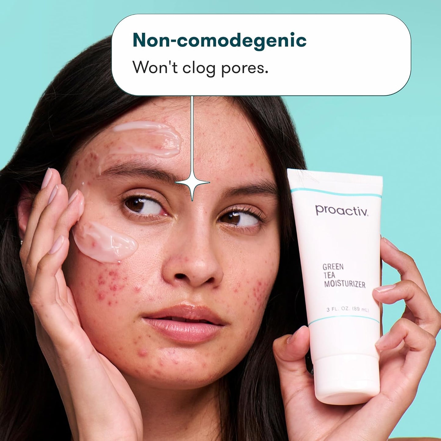 Proactiv Green Tea & Hyaluronic Acid Moisturizer – Lightweight Hydrating Face Cream for Dry, Oily & Acne-Prone Skin, 3 oz