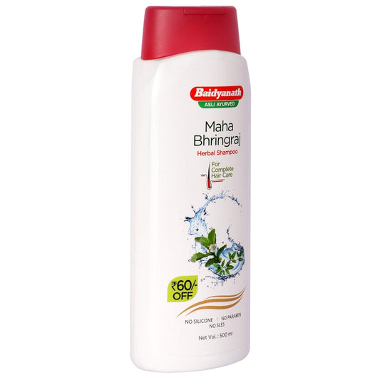 Baidyanath Mahabhringraj Shampoo 500ml | Ayurvedic Remedy for Dandruff & Healthy Hair