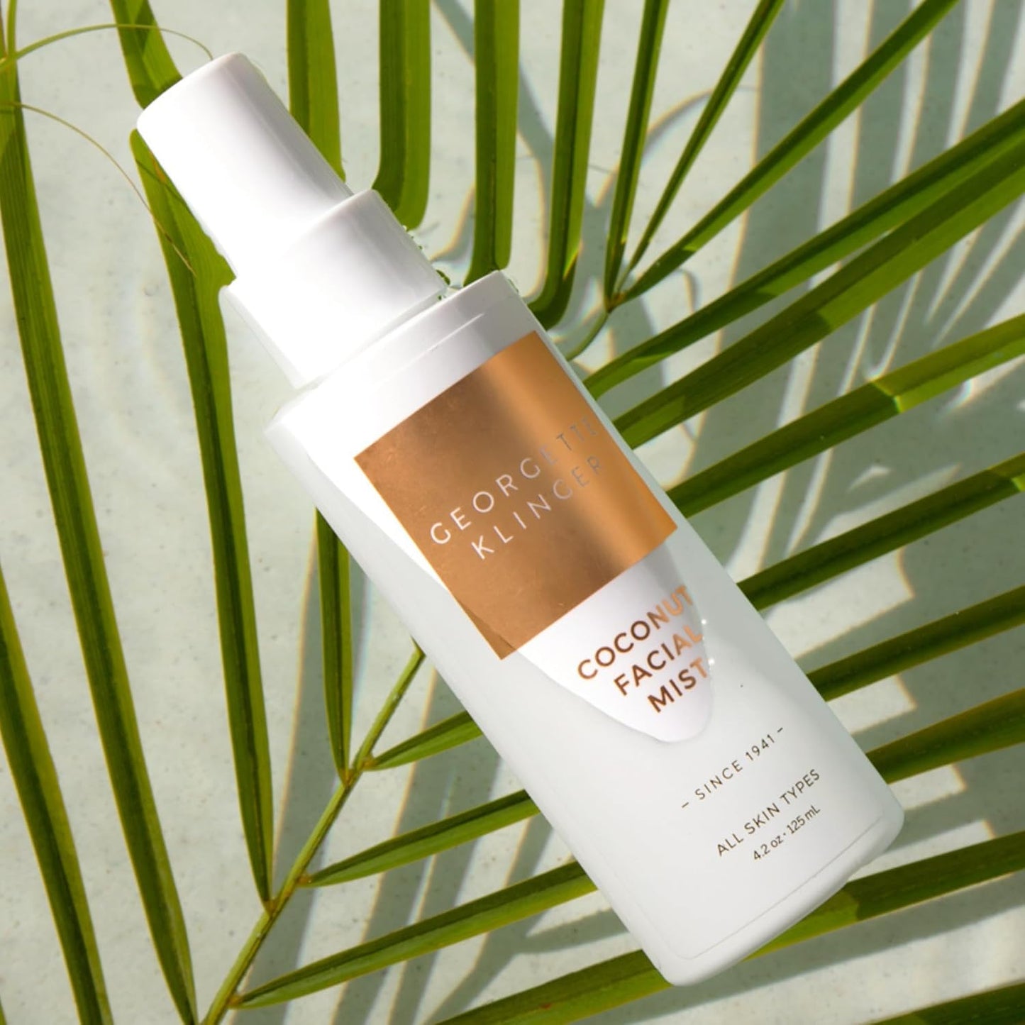 Georgette Klinger Coconut Facial Mist – Hydrating Makeup Setting Spray with Aloe & Antioxidants – Refreshing, Long-Lasting Dewy Matte Hydration – 4.2oz