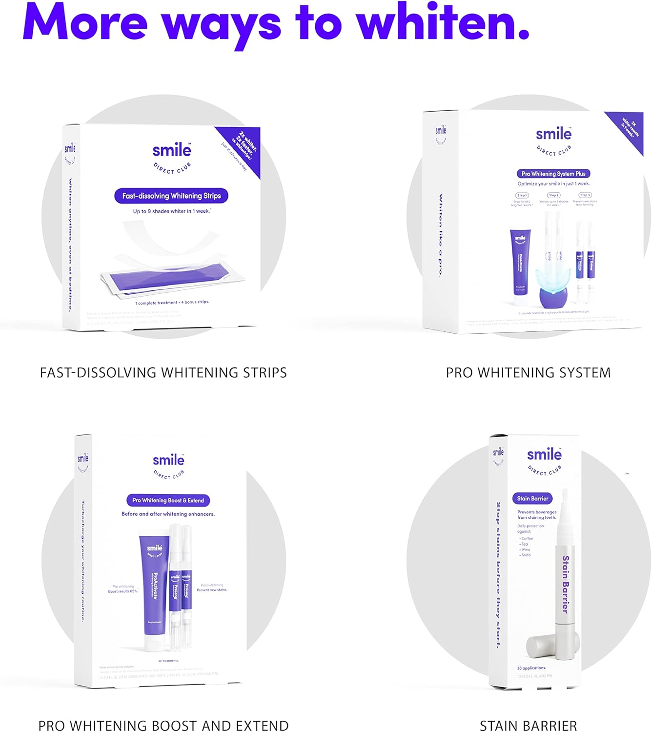 SmileDirectClub Fast Dissolving Teeth Whitening Strips – 18 Enamel-Safe Strips with Professional Hydrogen Peroxide, 2X Faster Results for Sensitive Teeth
