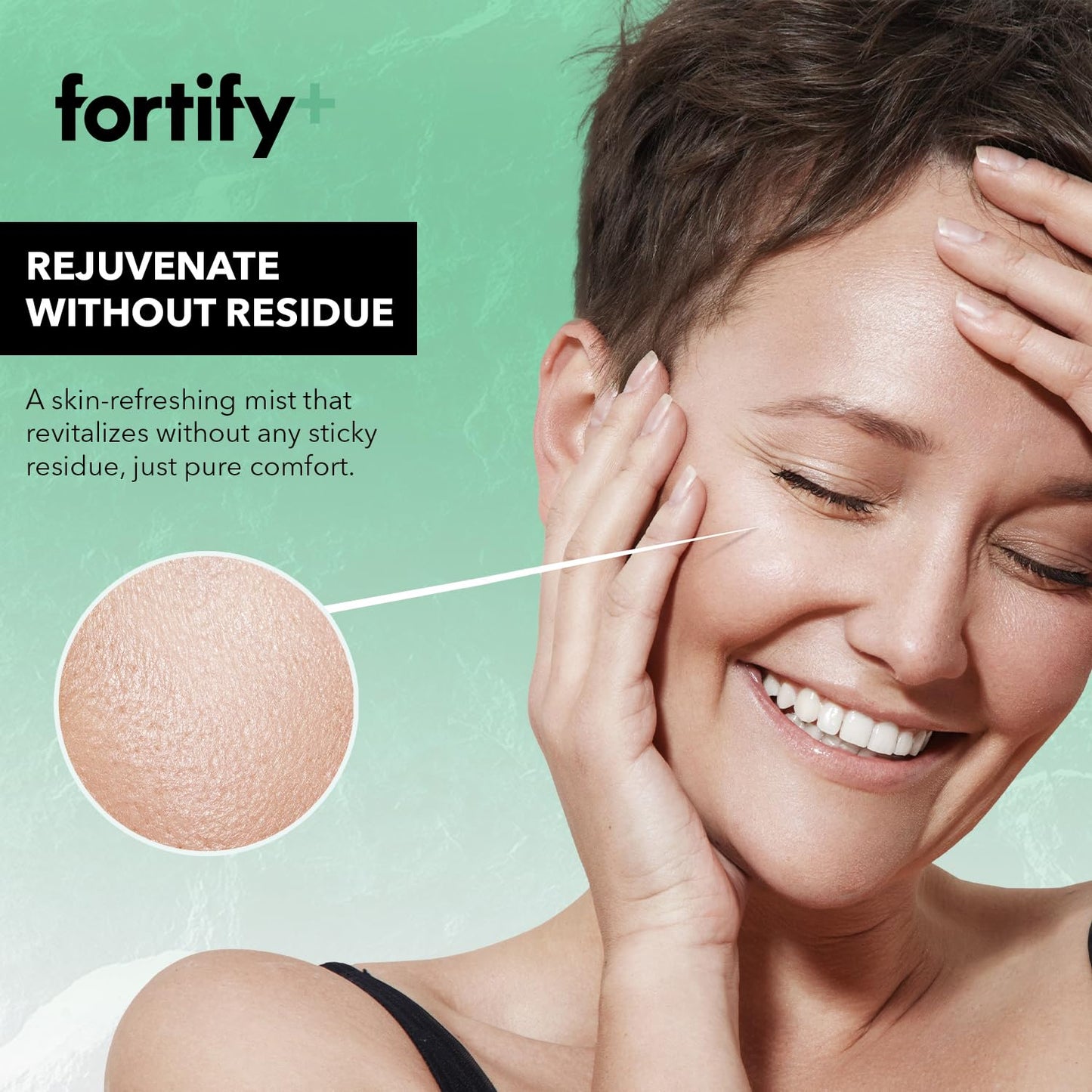Fortify 9-in-1 Korean Facial Mist Spray – Hydrating & Soothing Face Spray with Hyaluronic Acid & Aloe Vera, Alcohol-Free, Dermatologist Tested (130ml/4.39oz)
