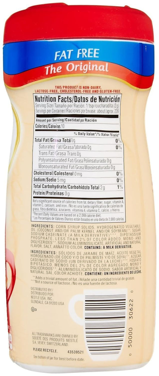 Nestlé Coffee-Mate Original Fat Free, 453G