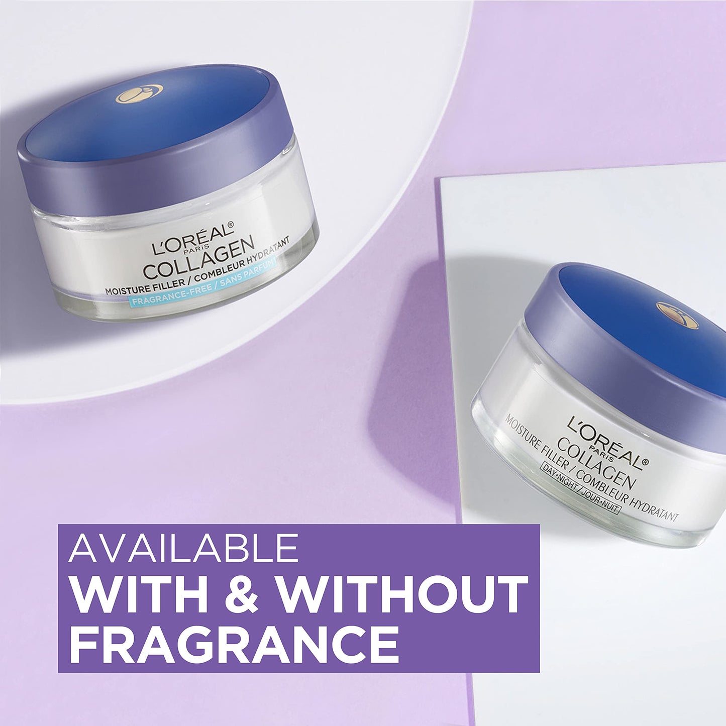 L’Oreal Paris Collagen Daily Face Moisturizer – Anti-Aging Cream for Wrinkle Reduction & Intense Hydration, 1.7 oz
