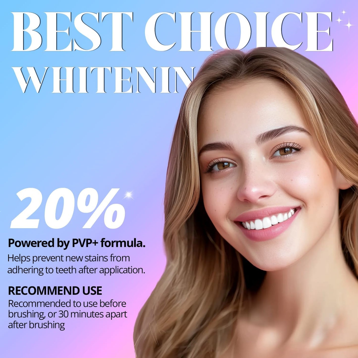 Annecal Teeth Whitening Strips – 28 Pcs Enamel-Safe, Sensitive Whitening Kit with Mint Freshness (14 Treatments)