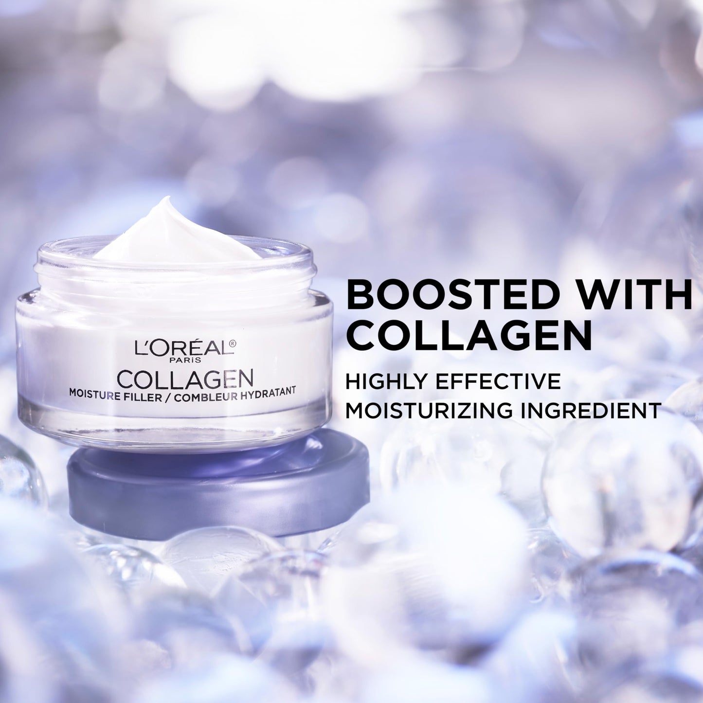 L’Oreal Paris Collagen Daily Face Moisturizer – Anti-Aging Cream for Wrinkle Reduction & Intense Hydration, 1.7 oz