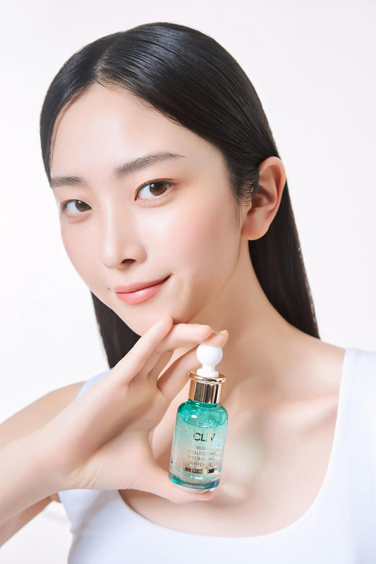 CLIV Multi Hyaluronic Hydrating Ampoule Serum – 85% Hyaluronic Acid with 8-Layer Hydration, Ceramides & Panthenol – Korean Skincare 30ml