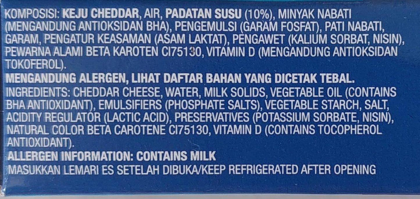 Kraft Processed Cheddar Cheese Block – Rich & Creamy Imported Cheddar, 250g