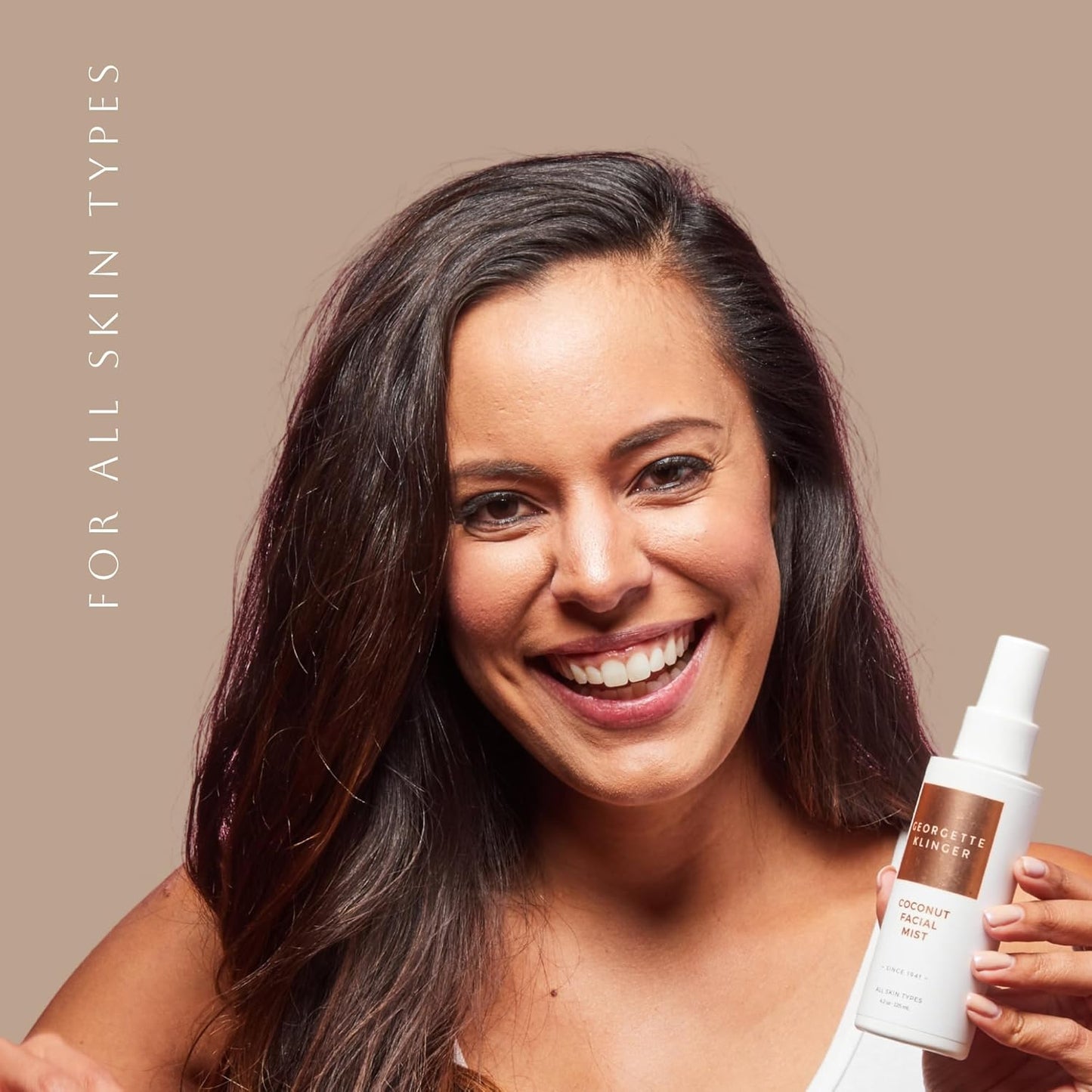 Georgette Klinger Coconut Facial Mist – Hydrating Makeup Setting Spray with Aloe & Antioxidants – Refreshing, Long-Lasting Dewy Matte Hydration – 4.2oz