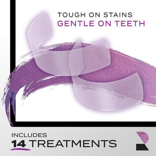 Rembrandt Gentle White Teeth Whitening Strips | 28 Strips, Enamel-Safe & Sensitive Teeth Care
