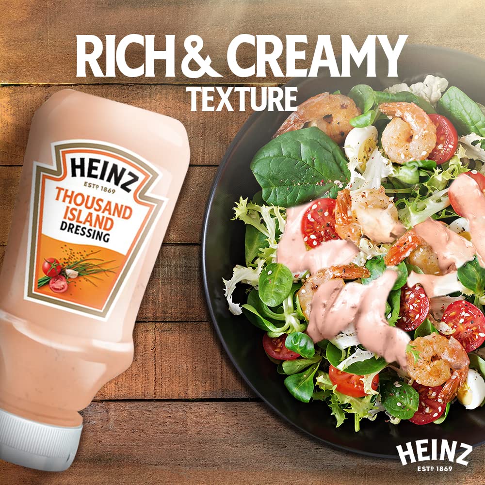 Heinz Thousand Island Dressing – Creamy & Tangy Salad Dressing (225ml)