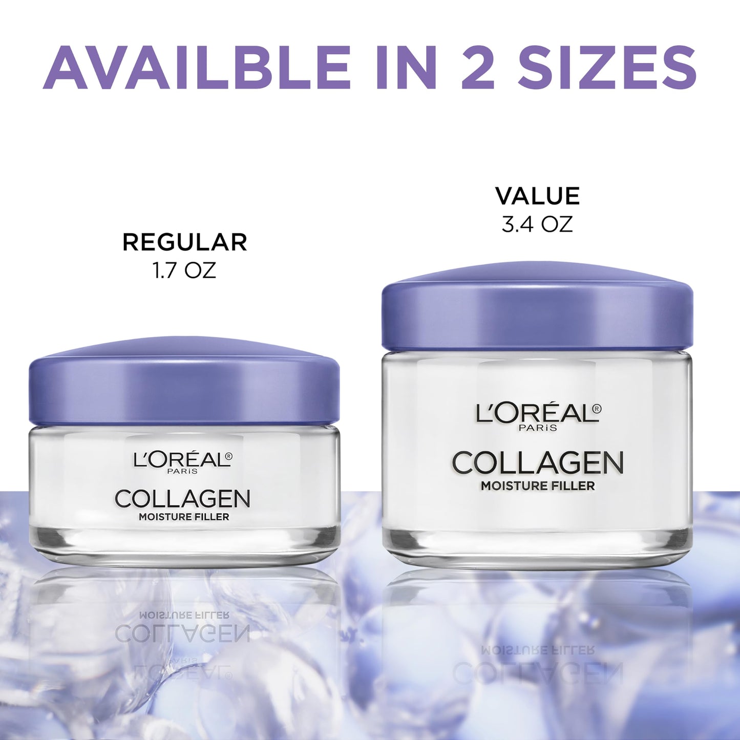 L’Oreal Paris Collagen Daily Face Moisturizer – Anti-Aging Cream for Wrinkle Reduction & Intense Hydration, 1.7 oz