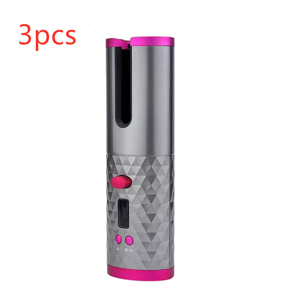 Benice Wireless Automatic Hair Curler – Cordless Rechargeable Rotating Iron