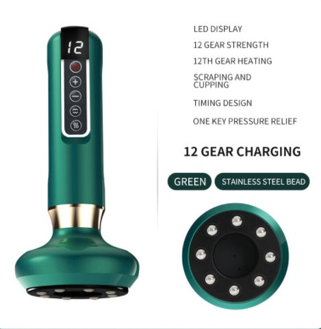 LuxuryGlow Electric Vacuum Cupping Massager – Anti-Cellulite Gua Sha Slimming Device