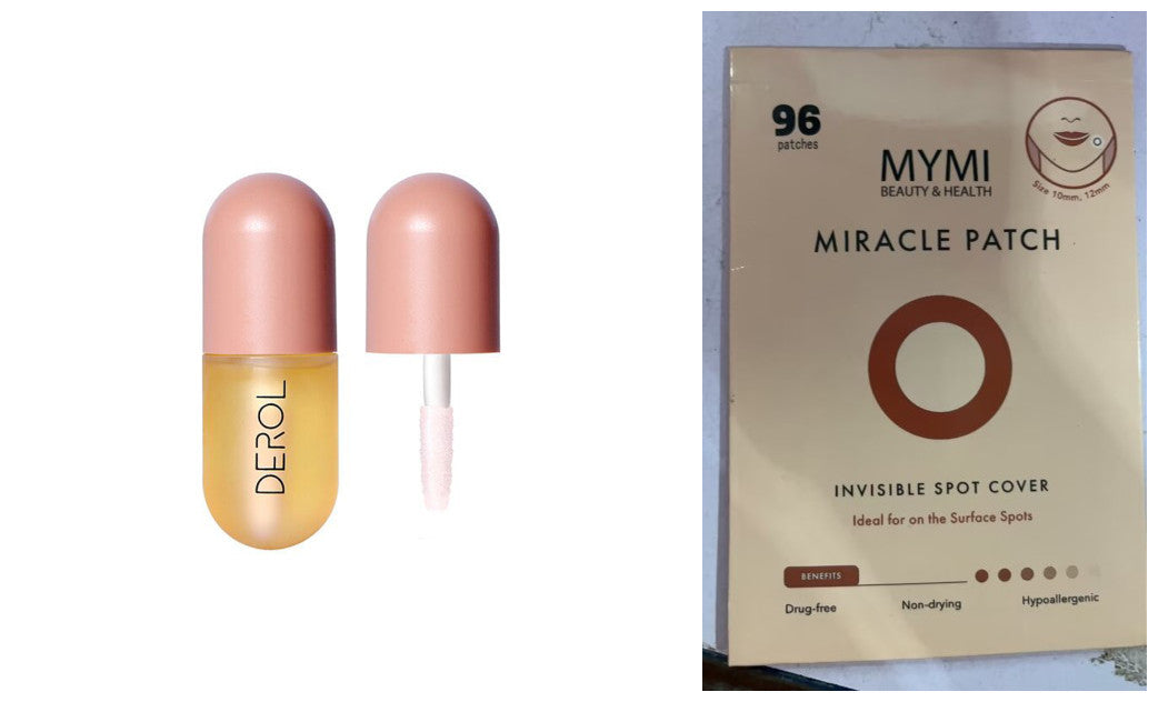 Aceite voluminizador de labios de día y de noche DEROL: volumen instantáneo, nutritivo y reparador