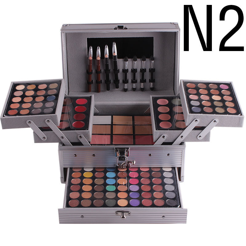 LuxuryGlow 94-Color Makeup Artist Kit – Eyeshadow, Lipstick, Concealer & More in One Case