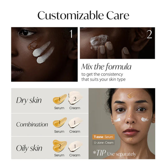 d’Alba White Truffle Double Serum & Cream 70g – 2-in-1 Hydration & Anti-Aging Vegan Skincare