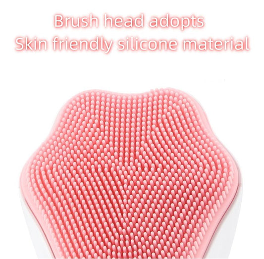 LuxuryGlow Silicone Face Scrubber Exfoliator – Soft Manual Brush for Sensitive Skin