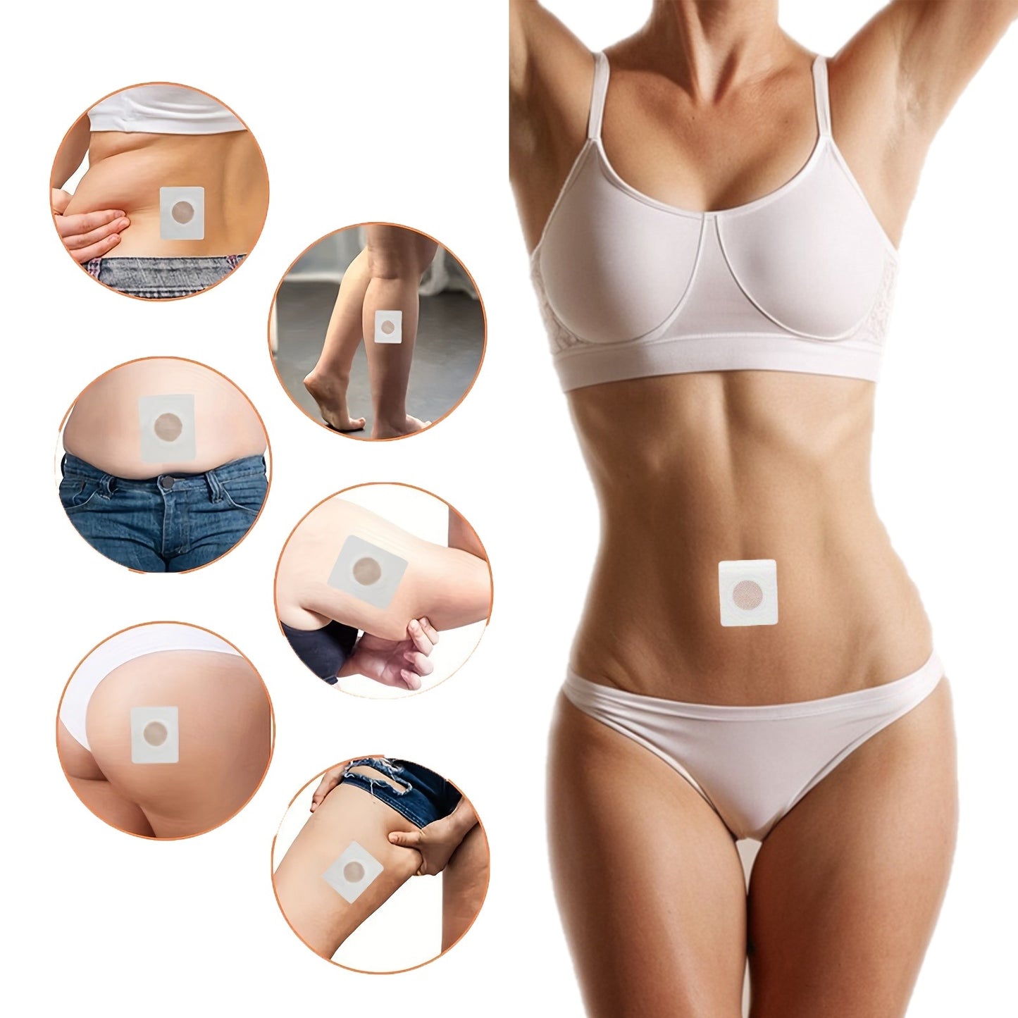 LuxuryGlow Magnetic Slimming Belly Patch – Navel Detox Weight Loss Sticker (30pcs)