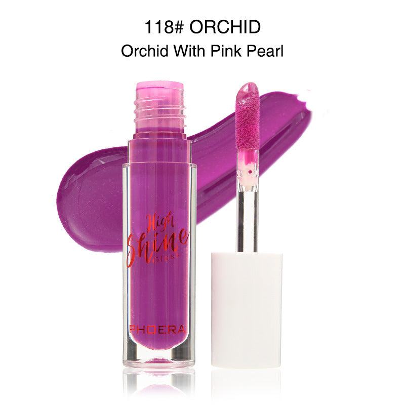 Bálsamo labial Crystal Jelly de PHOERA: brillo labial hidratante de larga duración