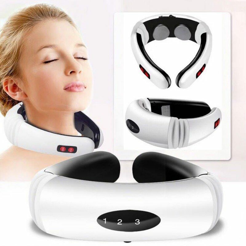 LuxuryGlow Electric Neck & Back Massager – Infrared Heating with 6 Pulse Modes