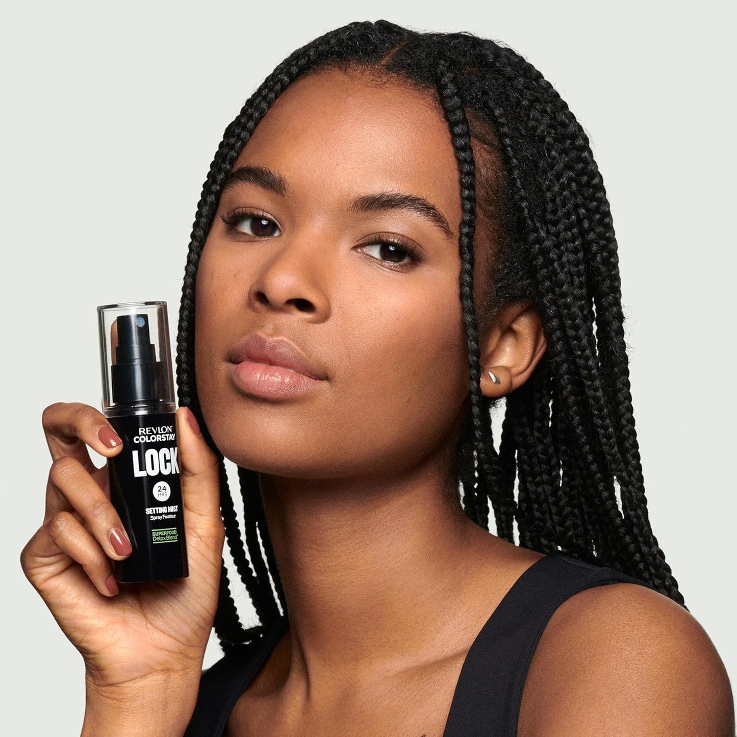 Revlon ColorStay 24 Hr Lock Setting Mist – Mattifying & Oil-Absorbing Makeup Setting Spray with Superfood Detox Blend – Transfer-Proof, Mask Friendly – 1.9 fl oz