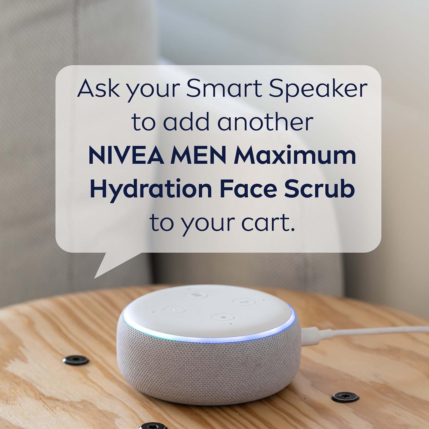 NIVEA MEN Maximum Hydration Face Scrub – Deep Cleaning with Aloe Vera | 3 Pack, 4.4 oz Each