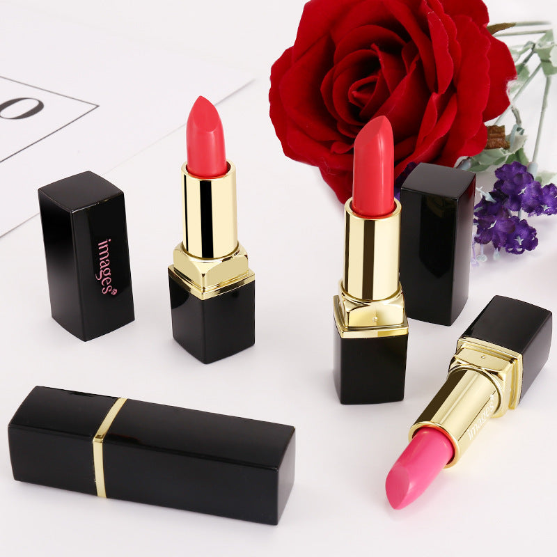 Barra de labios hidratante LuxuryGlow con vitamina E: brillo labial de larga duración (10 colores)