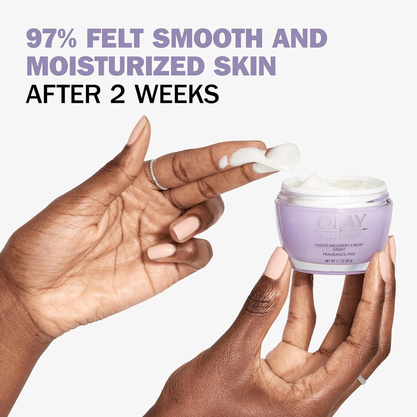 Olay Anti-Aging Night Cream for Women – Fragrance-Free, Hydrating & Wrinkle-Reducing Moisturizer, 1.7oz