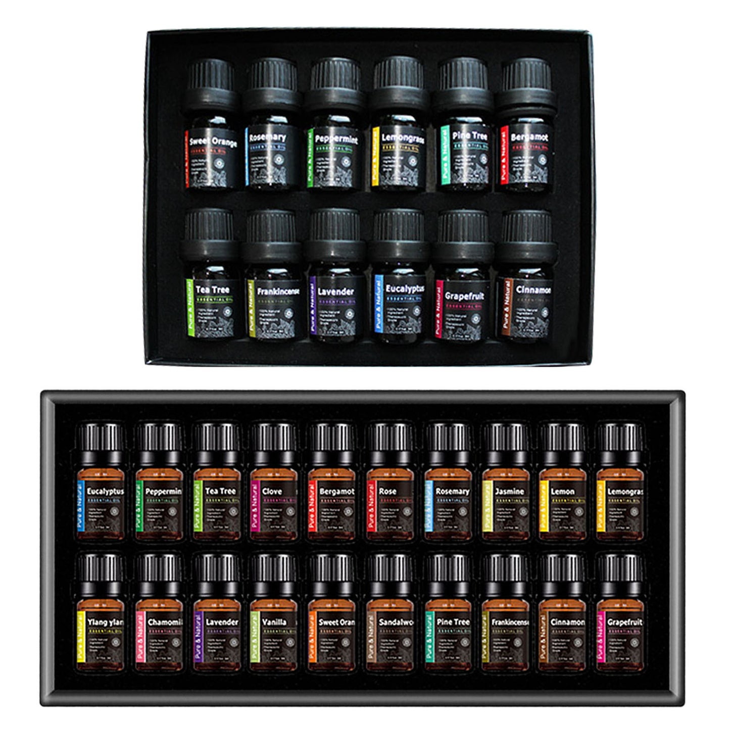 RHJY Essential Oil Diffuser Set – 14-Piece Aromatherapy Oils for Relaxation & Stress Relief