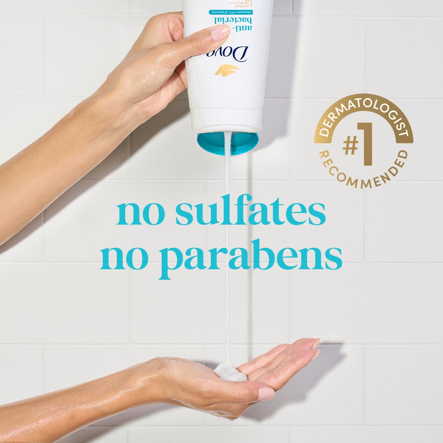 Dove Antibacterial Body Wash – 20 oz, Moisturizing & Hydrating for All Skin Types