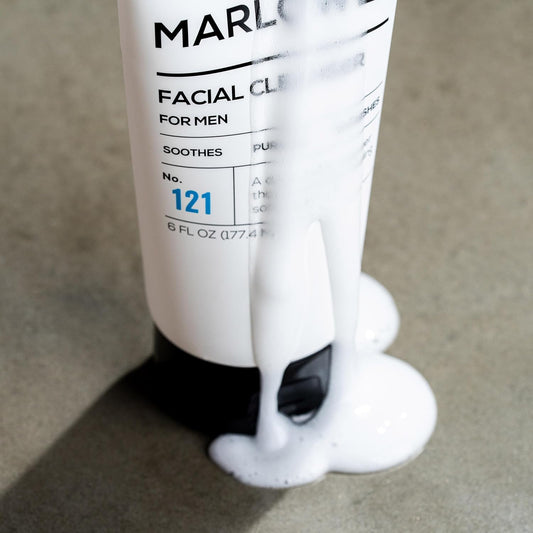 MARLOWE. No. 121 Facial Cleanser – Daily Men’s Face Wash with Natural Extracts & Antioxidants | Soothes, Purifies & Refreshes – 6 oz