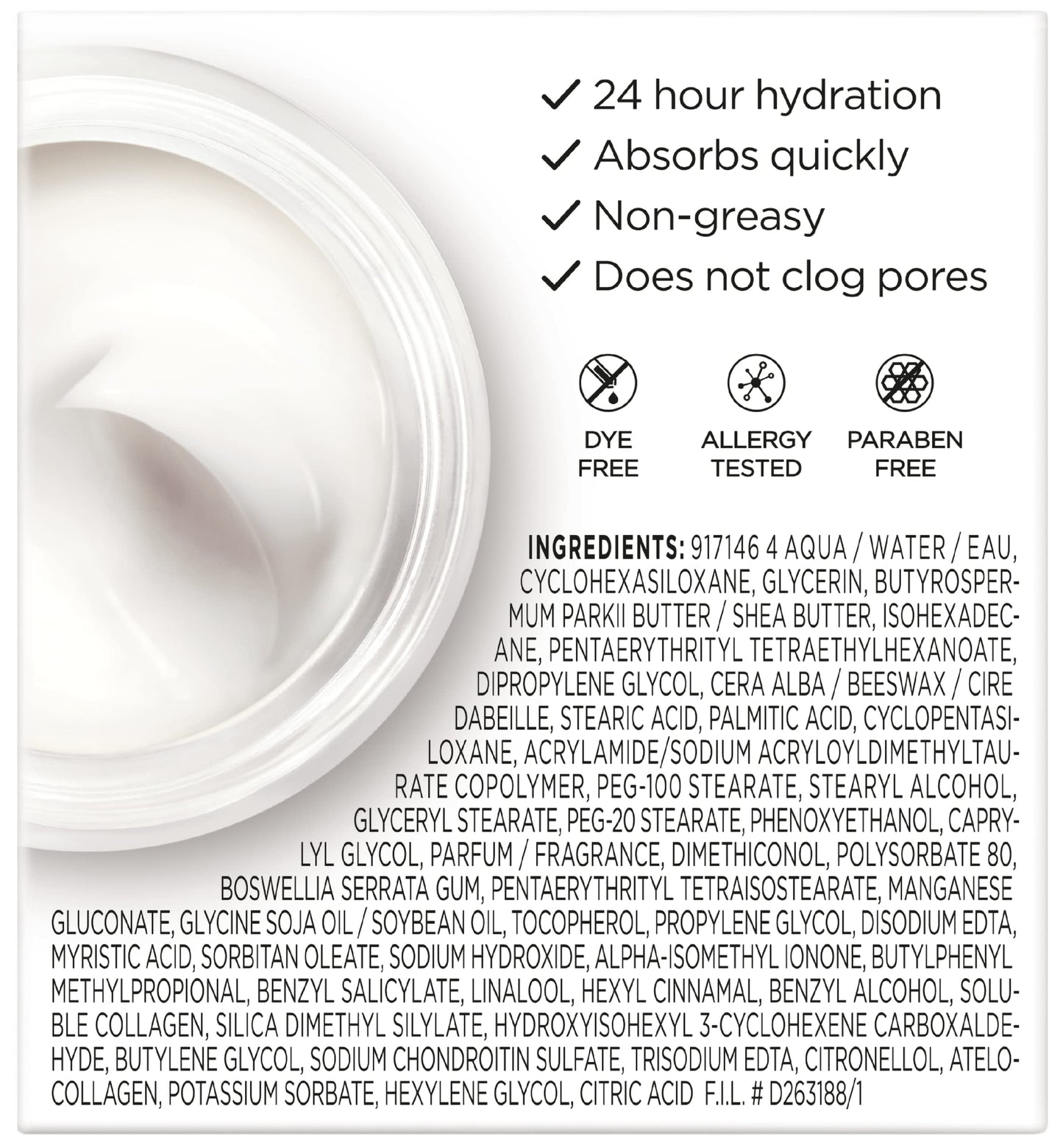 L’Oreal Paris Collagen Daily Face Moisturizer – Anti-Aging Cream for Wrinkle Reduction & Intense Hydration, 1.7 oz