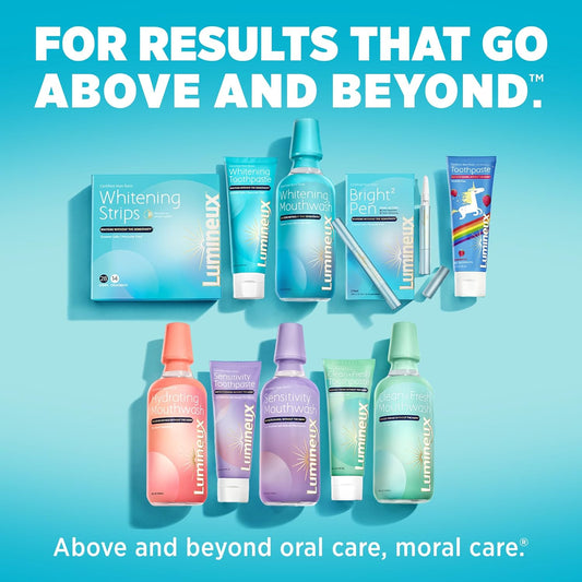 Tiras blanqueadoras dentales Lumineux: 9 tratamientos, sin peróxido y seguras para el esmalte.