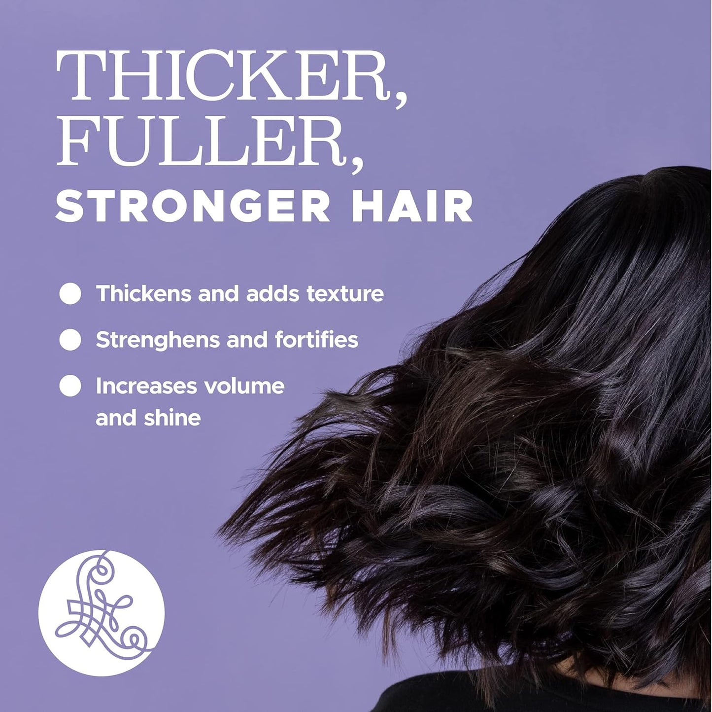 Luseta Biotin Shampoo & Conditioner Set – Thickening & Strengthening Hair Care with Argan Oil – Sulfate & Paraben Free for Thinning, Dry & Damaged Hair (2×16.9 fl oz)