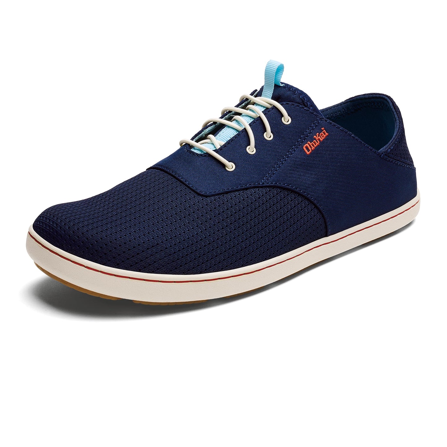 OLUKAI Nohea Moku Men's No Tie Boat Shoes, Breathable & Quick Dry Mesh, Effortless Design & Barefoot Wearability, All-Day Comfort & Support
