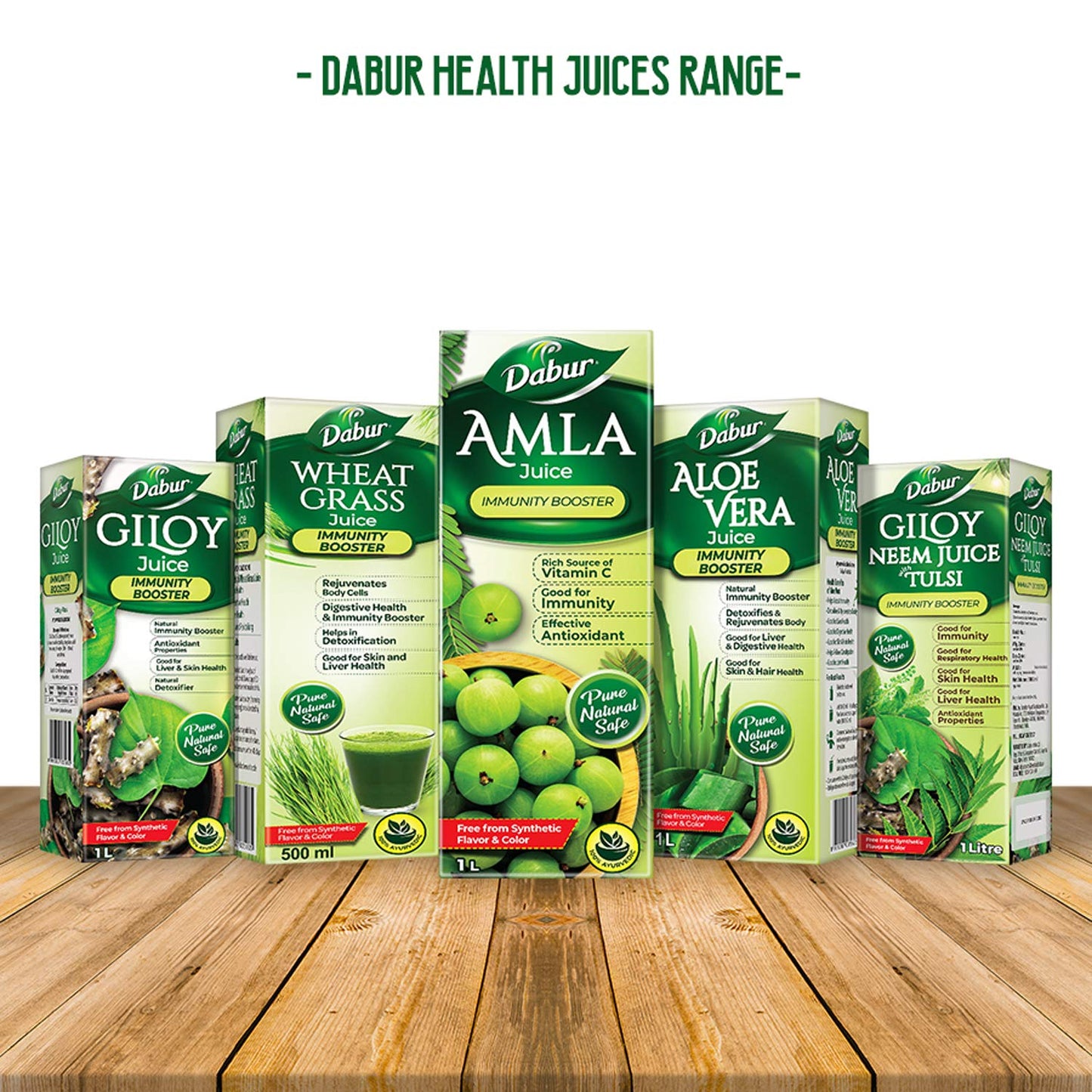 Dabur Aloe Vera Juice - 1L | Ayurvedic Health Juice For Good Skin & Hair Health | Detoxifies & Rejuvenates Skin & Body | Good For Liver & Digestive Health | Immunity Booster